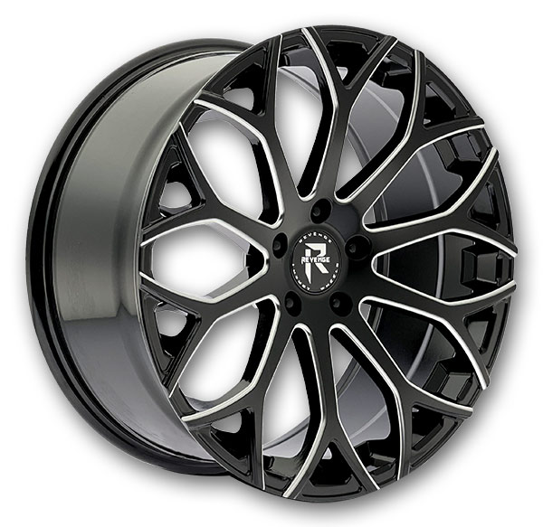 Revenge Luxury Wheels RL-105 Black Milled 