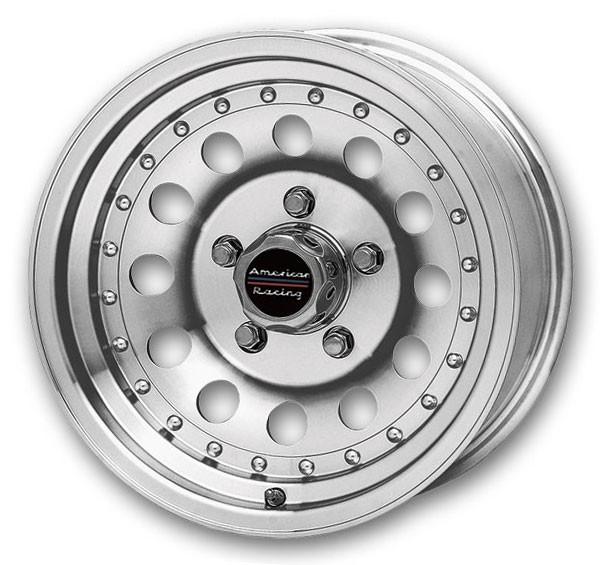 American Racing Wheels AR62 Outlaw II Machined with Clear Coat