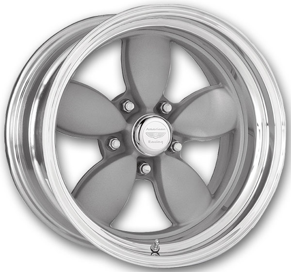 American Racing Wheels VN402 Classic 200S 2 Piece Silver Center Polished Barrel