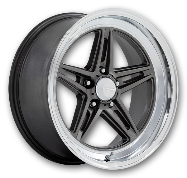 American Racing Wheels VN514 Groove Anthracite With Diamond Cut Lip