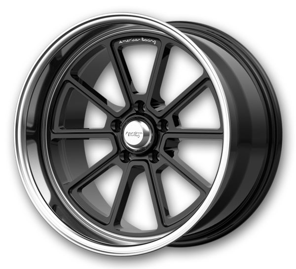 American Racing Wheels VN510 Draft Gloss Black with Diamond Cut Lip