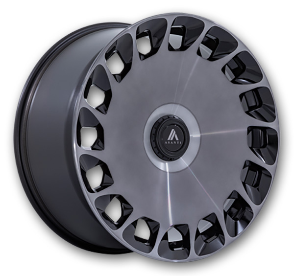 Asanti Black Label Wheels ABL-45 Aristocrat Matte Black
