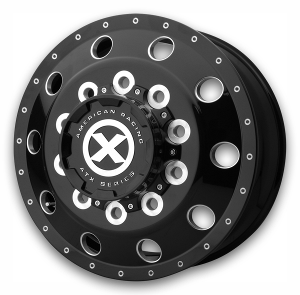ATX Wheels AO405 Trex Dually Gloss Black Milled