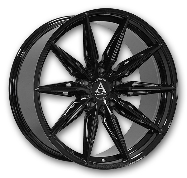 Azad Wheels AZFF02 Black