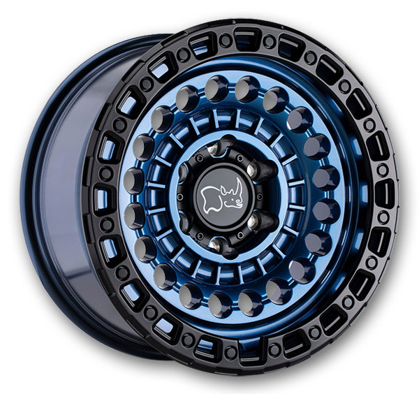 Black Rhino Wheels Sentinel Cobalt Blue with Black Ring