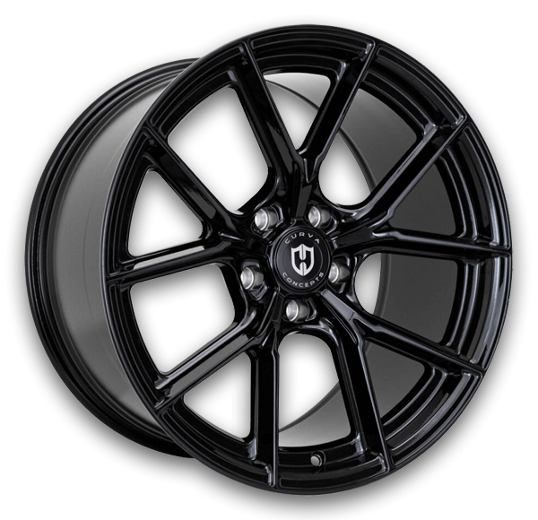 Curva Wheels CFF70 Gloss Black