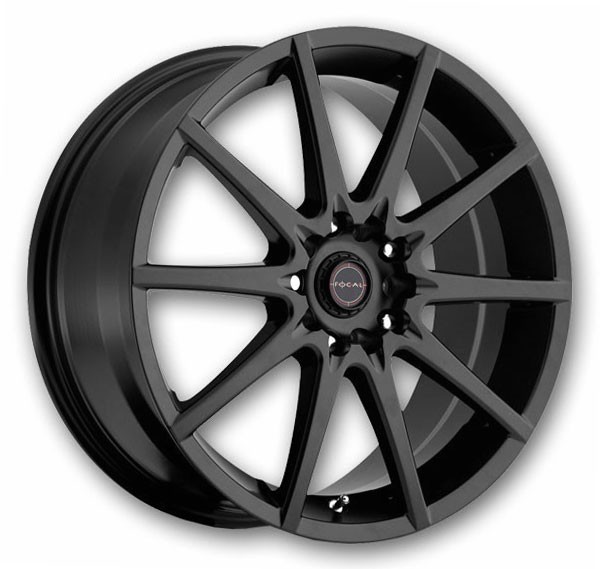 Focal Wheels 428 F-04 Satin Black with Satin Clear Coat