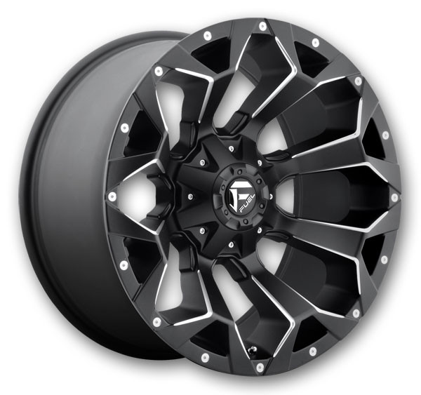 Fuel Wheels D546 Assault Black and Milled