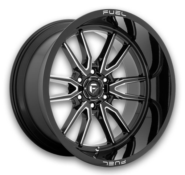 Fuel Wheels D761 Clash Gloss Black Milled