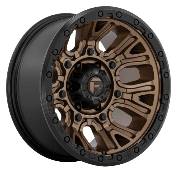 Fuel Wheels D826 Traction Matte Bronze with Black Ring