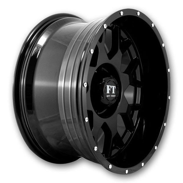 FULL THROTTLE Wheels FT0151 Gloss Black