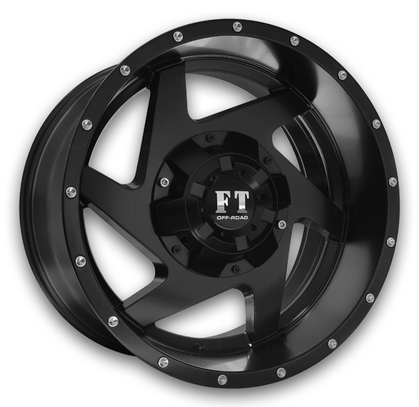 FULL THROTTLE Wheels FT6052 Satin Black