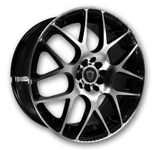 G Line Wheels G0056 Gloss Black with Machined Face