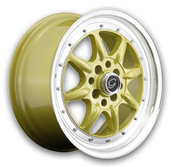 G Line Wheels G8009 Gold With Polish