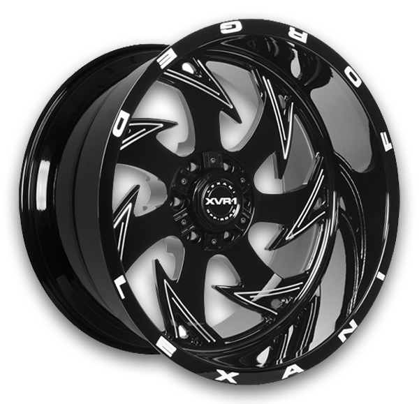 Lexani Offroad XVR-1 Wheels Insane Gloss Black/CNC Grooves
