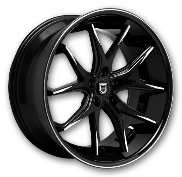 Lexani Wheels R-Twelve Satin Black