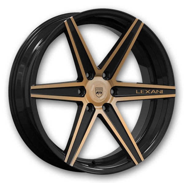 Lexani Wheels Savage-6 Black with Bronze