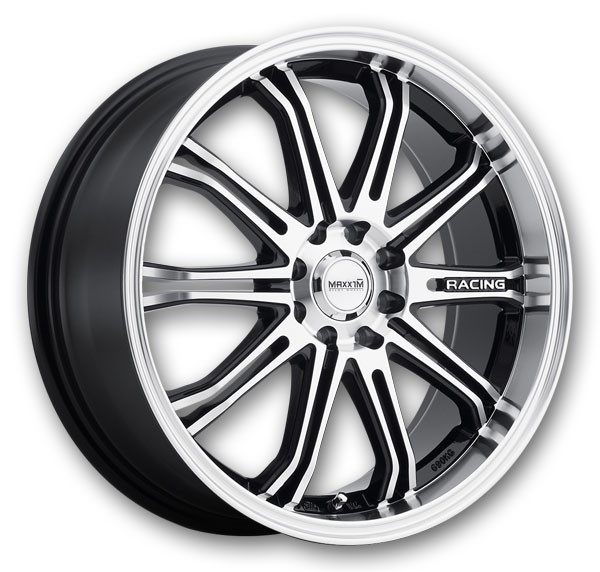 Maxxim Wheels Ferris Gloss Black with Machined Face and Lip