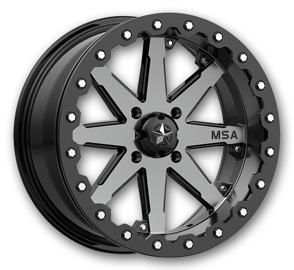 MSA Offroad Wheels M21 Lok Beadlock Charcoal Tint