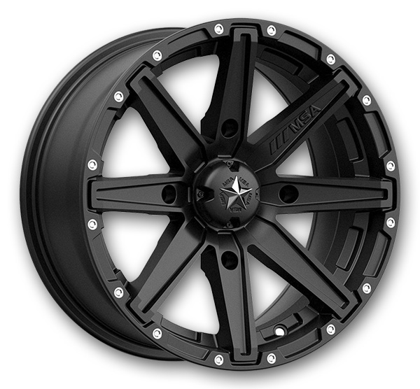 MSA Offroad Wheels M33 Clutch Satin Black