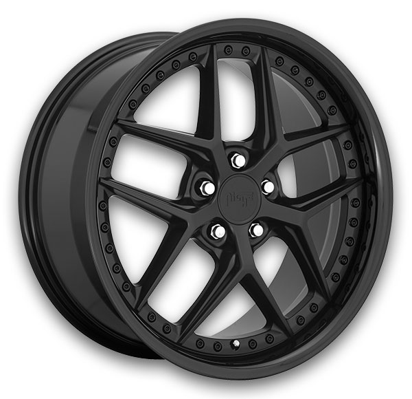 Niche Wheels M226 Vice Gloss Black Matte Black