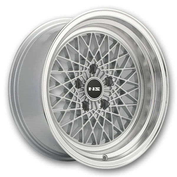 NS Tuner Wheels NS-MDV2 Silver with Machined Lip