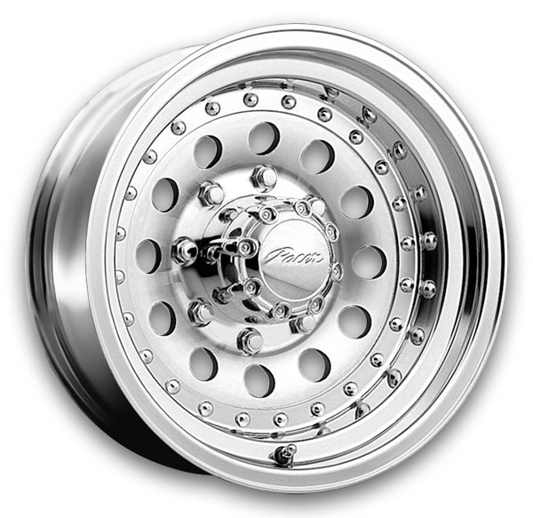 Pacer Wheels 162M Aluminum Mod Machined Finish with Clear Coat