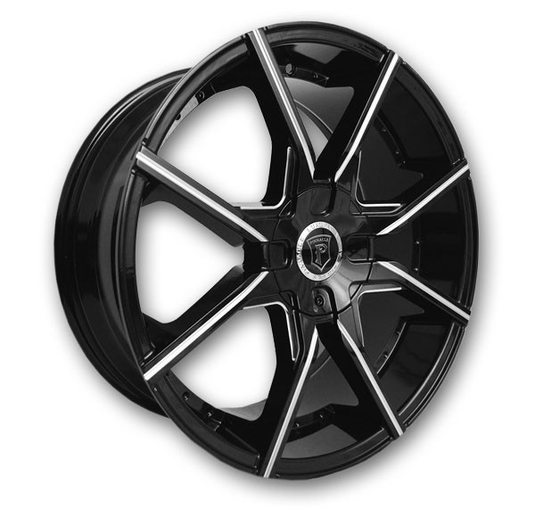 Pinnacle Wheels P96 Hype Gloss Black Milled