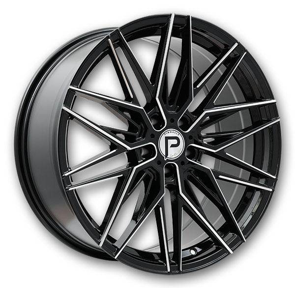 Pinnacle Wheels P210 Majestic Gloss Black Milled