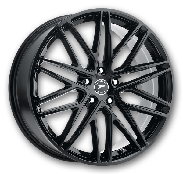 Platinum Wheels 460 Atonement Gloss Black with Clear Coat