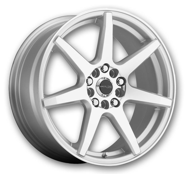 Raceline Wheels 131S Evo Silver with Machined Face