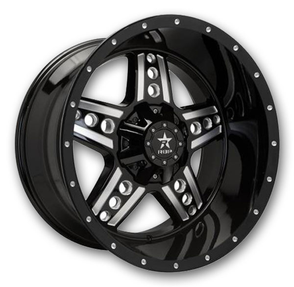 RBP Wheels 90R Colt Black with Machined Accents