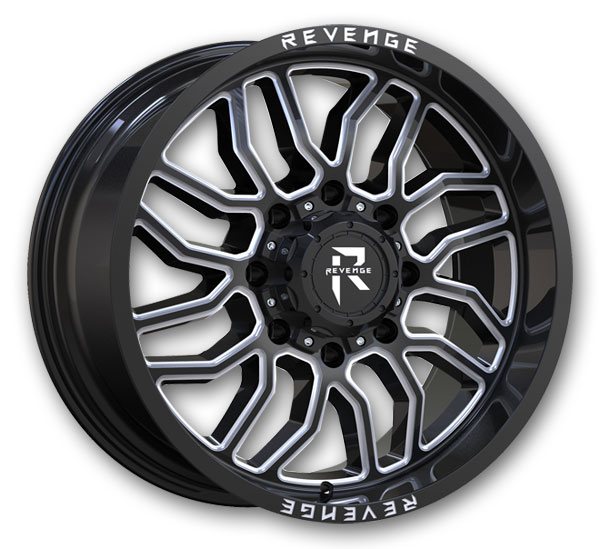 Revenge Offroad Wheels RV-205 Black And Milled