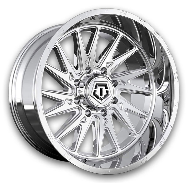 TIS Wheels 547C Chrome Plated with Milled Lip Logo