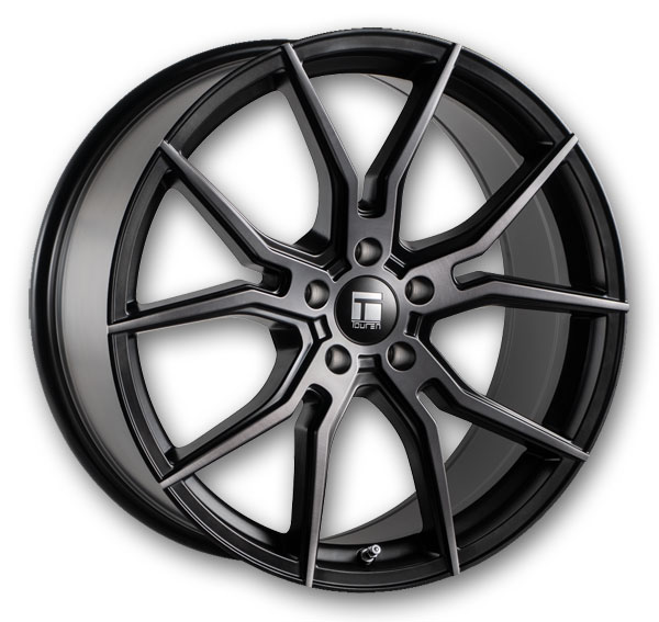 Touren Wheels 3501TM TF01 Brushed Matte Black W/Dark Tint