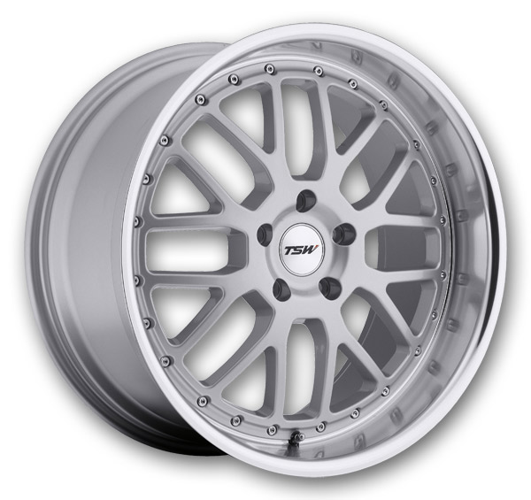 TSW Wheels Valencia Silver with Mirror Cut Lip
