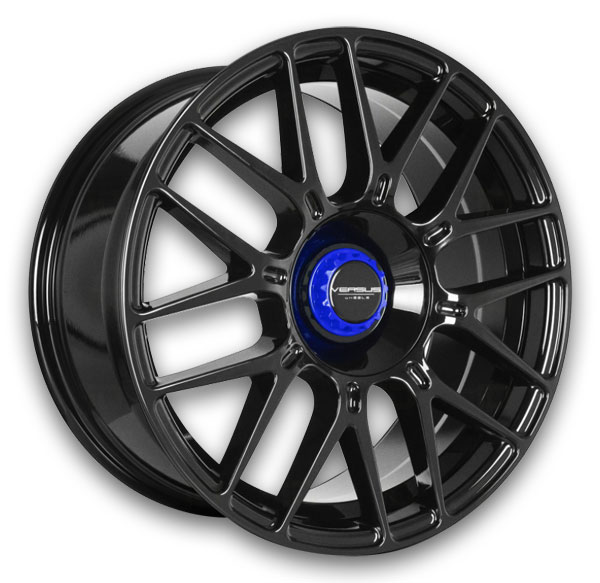 Versus Wheels VS22 Black with Blue