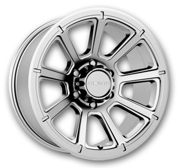 Vision Wheels 353 Turbine Winter Paint-Silver