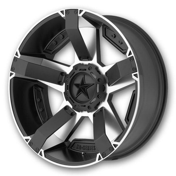 XD Series Wheels XD811 Rockstar II Matte Black Machined with Accents