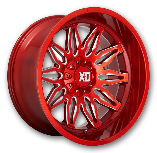 XD Series Wheels XD859 Gunner Candy Red Milled