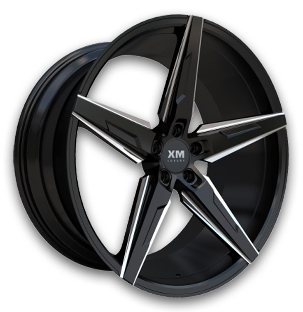 XM Luxury Wheels XM-250 Black Milled