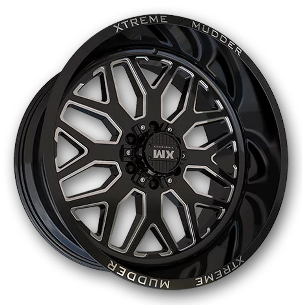 Xm Offroad Wheels XM-401 Gloss Black Milled