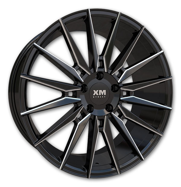 XM Street Wheels XM-610 Black Milled
