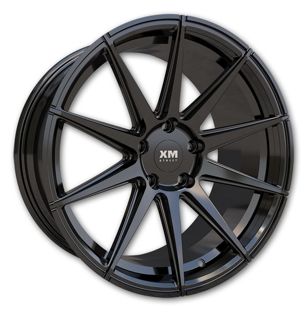 XM Street Wheels XM-801 Gloss Black