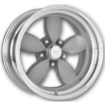 American Racing Wheels Classic 200S 2 Piece 15x7 Silver Center Polished Barrel 5x120 +0mm 83.06mm