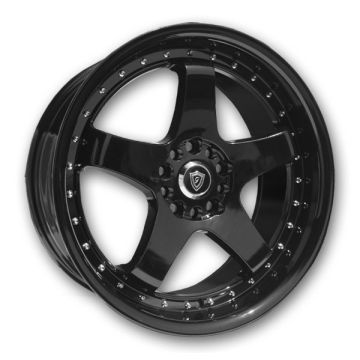 G Line Wheels G8073 18x9 Gloss Black 5x114.3 +30mm 73.1mm