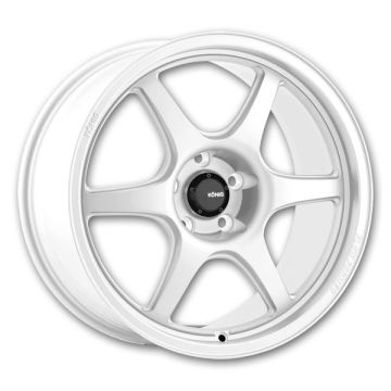 Konig Wheels Hexaform 17x8 Gloss White 4x108 +40mm
