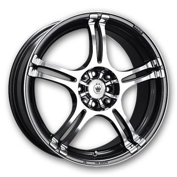 Konig Wheels Incident 13x5.5 Graphite with Mirror Machined Face 4x100/4x114.3 +38mm 73.1mm