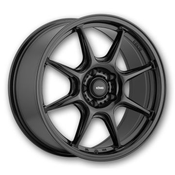 Konig Wheels Lockout 17x8 Gloss Black 5x114.3 +43mm 73.1mm