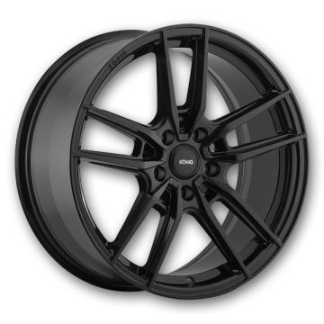 Konig Wheels Myth 16x7.5 Gloss Black 5x100 +43mm 73.1mm